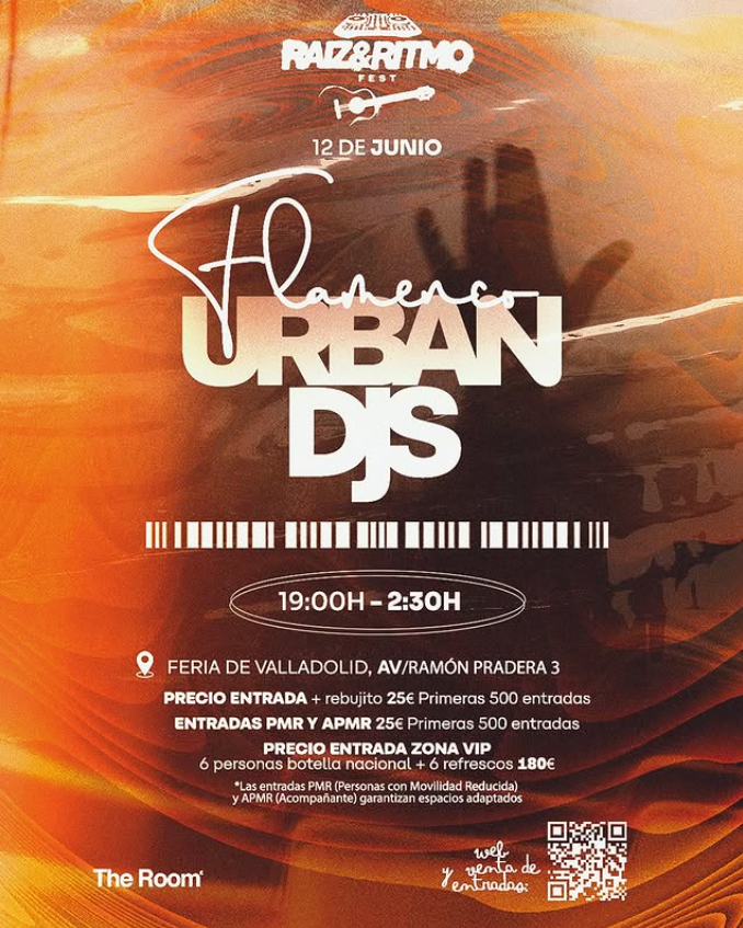 Cartel oficial Raíz y Ritmo Fest — Flamenco Urban DJs